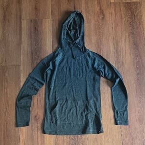 SMARTWOOL Merino 250 Drape Neck Hoodie - Women's Twilight Blue Heather / XS